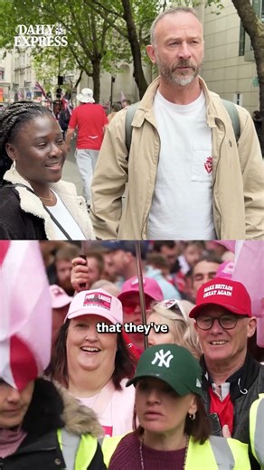 "England has gone downhill" Unite The Kingdom protestors say why they attended march in London 🔴