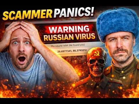 Scammer Panics After Installing “Russian Virus” 😱They Called the Police