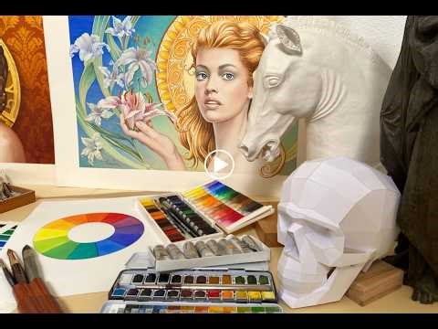 How to Paint Realistic Portraits in Watercolor the right way