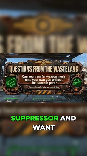 Fallout 4: Transfer Weapon Mods Without Gun Nut