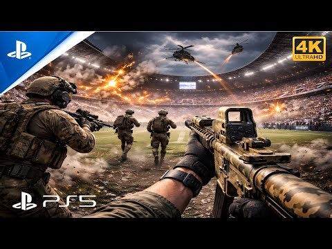 COD Modern Warfare 3 Campaign: Mission Stadium Attack Ultra Realistic Gameplay PS5™ {4K60} FPS