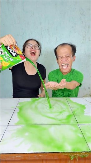 Girl and Mr 99cm Played a Prank on each other 🍿🫗