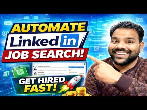 Automate LinkedIn Job Search Using Python 🔥 Apply Faster Than 90% People