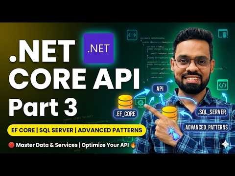 .NET Core API – Services + EF Core Setup + Migrations to SQL Server 🚀 (Step-by-Step) | Part 3