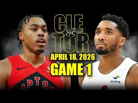 Cleveland Cavaliers vs Toronto Raptors Full Game 1 Highlights - April 18, 2026 | NBA Playoffs