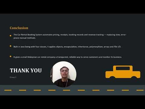 CSC435 Mini Project: Car Rental Booking System - Group 5
