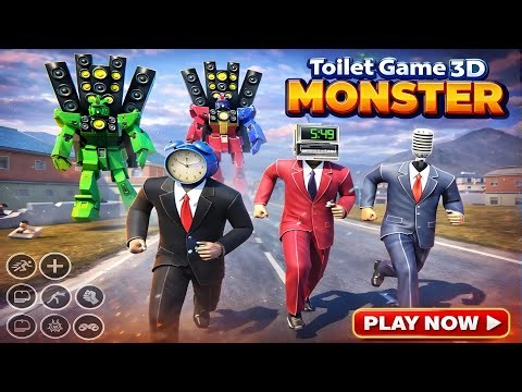 Upgraded Titan Alien vs Skibidi Toilet Monster Final Battle 🔥 Toilet Game 3d Monster