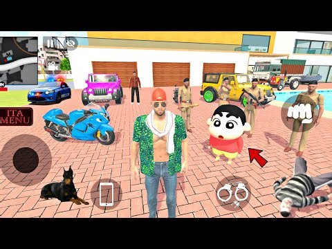 🤯 Police Arrested Shinchan in Indian Theft Auto Simulator 💥😱 New Update New Cheat Code 💥🥳