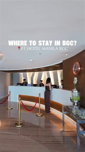 Our go-to hotel in BGC @F1 Hotel Manila BGC 🫶🏻