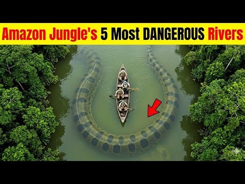5 Most Dangerous Rivers in the Amazon Jungle | Deadliest Amazon Rivers You Should Never Cross