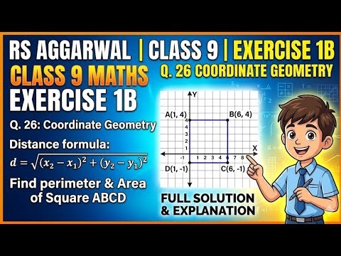 Class 9 Maths Chapter 1 Coordinate Geometry Full Explanation | RS Aggarwal Solutions 🔥