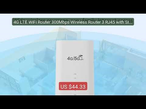 4G LTE WiFi Router 300Mbps Wireless Router 3 RJ45 with SIM Car... — Best Buy 2026 | Great Quality!