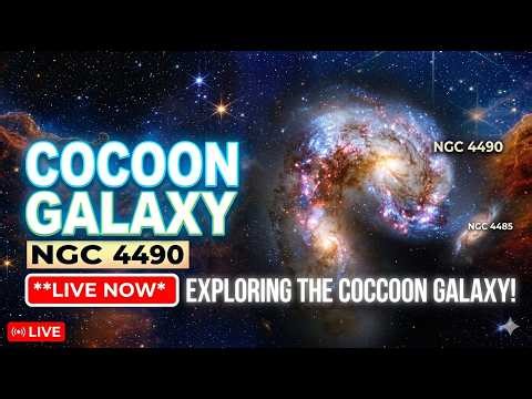 Live: Let's Capture NGC 4490 - The Cocoon Galaxy
