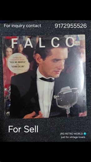Rare Records /Vinyls/Lp Falco for sell ‪@jrgworld347‬
