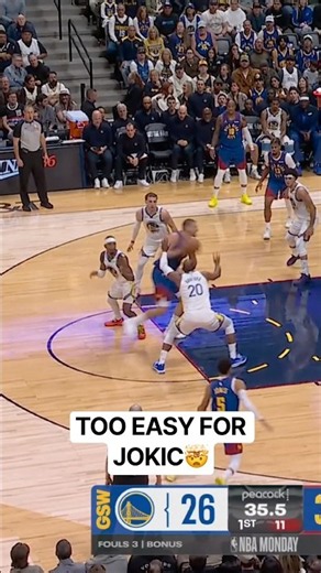 Nikola Jokic SPINS Through TWO DEFENDERS for an UNREAL FLOATER!