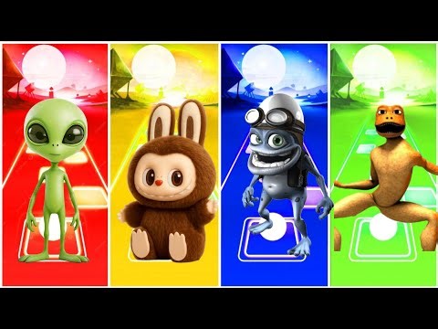 Tiles Hop EDM Rush | Labubu & Alien Dance Get CRAZY 🚀