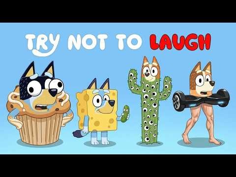 BLUEY FULL EPISODES - ULTRA TRY NOT TO LAUGH 😂 [YTP] (67.9% FAIL 💀) LIVESTREAM #9