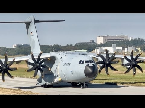 ドイツ空軍🇩🇪A400M離陸〜入間基地R/W35〜2026.10.21水曜日