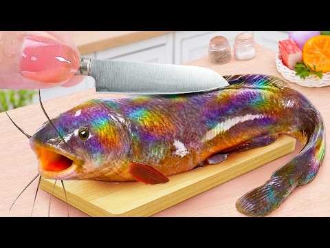 Best Tasty Seafood 😋 How To Cook Mini Cheetos Fried Catfish 🔥 Tina Mini Cooking