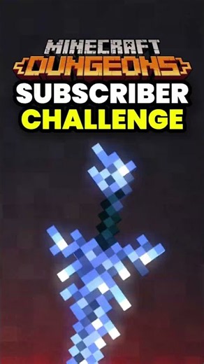 SUB CHALLENGE in Minecraft Dungeons! #minecraftdungeons