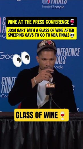 Josh Hart is a MENACE for THIS🍷😭