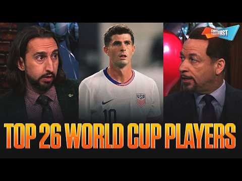 Pulisic among Top 26 Players Who Will Define 2026 FIFA World Cup, Messi or Ronaldo on top? | FTF