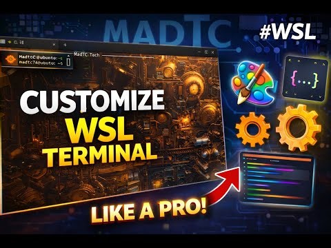 Customize Windows WSL Terminal Like a Pro (Icons, Themes & Images)