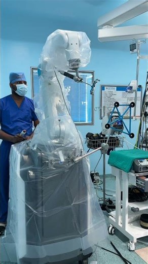 Prepping Robot for Surgery! #roboticsurgery #robotickneereplacement