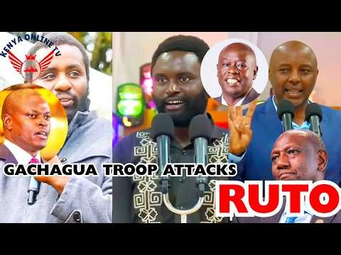 Listen to Gachagua troops full blown speech today as they attend church service in Nyahururu