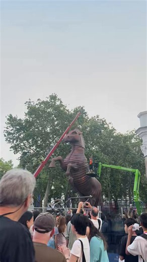 The Trojan Horse in London for the World Premiere tomorrow