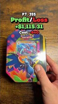 Mega Charizard X ex Tin Pack Opening! (Pt. 355) Channel Profit/Loss Series #pokemontcg
