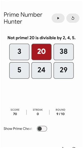 Prime Number Ah? 🧠 Play & Find Out!#Shorts #YTShorts #BrainTeaser #MathQuiz #LearnIn30Seconds