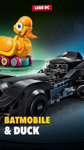 LEGO Batman Returns Batmobile & Duck Revealed — With Batman & Penguin | DC Set #67008