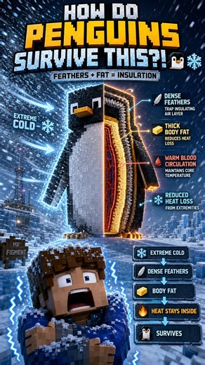 How Do Penguins Survive Extreme Cold? 🐧❄️