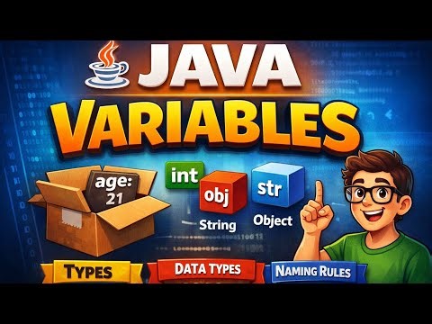 Java Variables Explained in 10 Minutes 🔥 | Types, Data Types (Beginner Friendly)#java #developer 