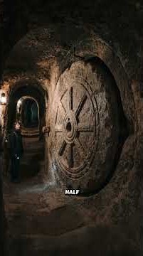 20,000 People Lived Underground and Nobody Knew #history #archaeology #derinkuyu #historyfacts