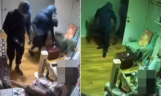 Moment thieves break into OAP's home, order her to stay silent then take off with cash and jewellery