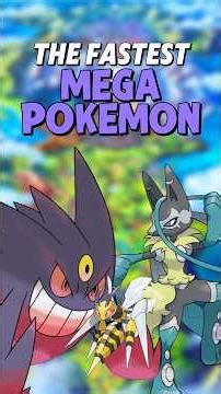The FASTEST Mega Pokemon in Each Region!