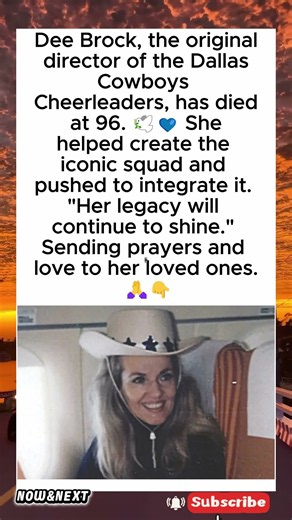 Dee Brock, Original Dallas Cowboys Cheerleaders Director, Dies at 96 🕊️ #shorts #cheerleaders #rip