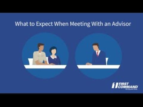 What to Expect When You Meet Your Financial Advisor | First Command | Sarah Hyde