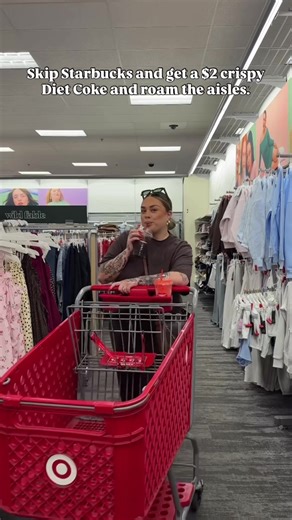 Do you know about this little Target hack!? It may just be better than a coffee and it’s cheaper! #dietcoke #targetshopping #lifehack #soda #fridgecigarette