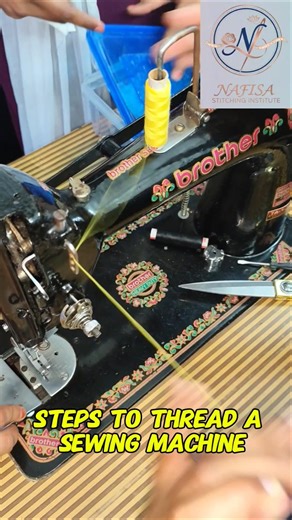 Silai Machine me Dhaga kaise lagaye? Steps on how to thread a sewing machine...🧵