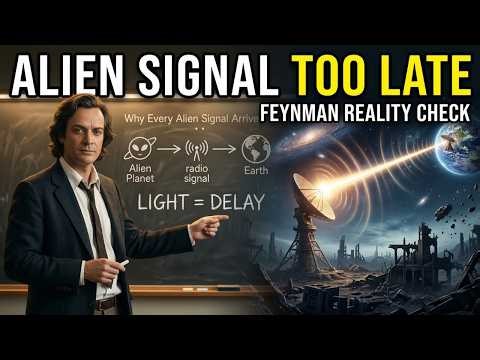 Why Every Alien Signal Arrives Too Late to Matter — The Feynman Reality Check