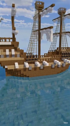 Biggest Minecraft Ship Ever Built 🤯 #minecraft