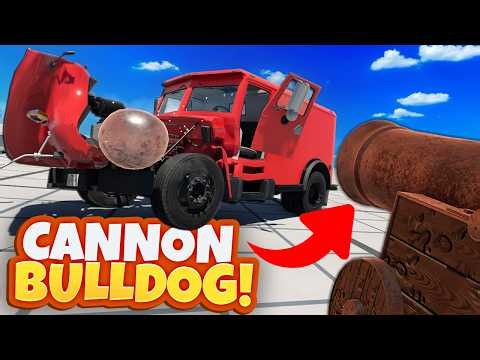 We Played BULLDOG With CARS & CANNONS in BeamNG Drive!