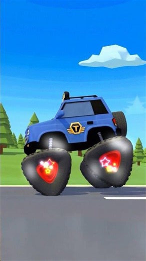 Transforming Car Wheels! 🚗✨ #tayo #forkids
