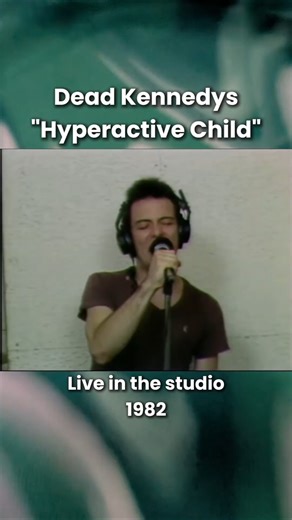 Dead Kennedys - "Hyperactive Child" live in the studio (1982) #deadkennedys #jellobiafra #80spunk