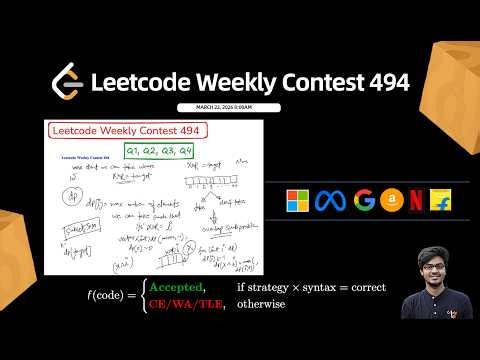 Leetcode Weekly Contest 494 || Q1, Q2, Q3, Q4 || DP, Subset Sum, Bitwise OR/XOR || C++ || Watch 2X 🚀