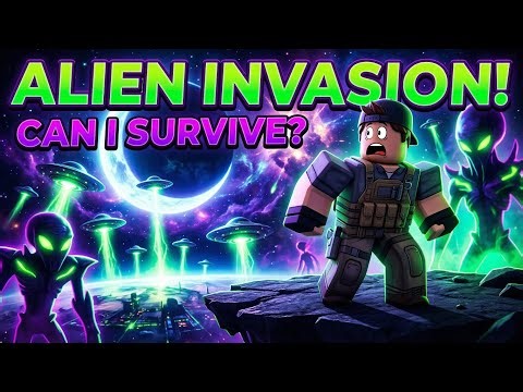 ALIEN INVASION in Roblox! Can I Survive? 👽🚀