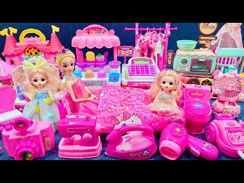 14 Minutes Satisfying with Unboxing Barbie Doll Dream House Collection Review Toys｜ASMR